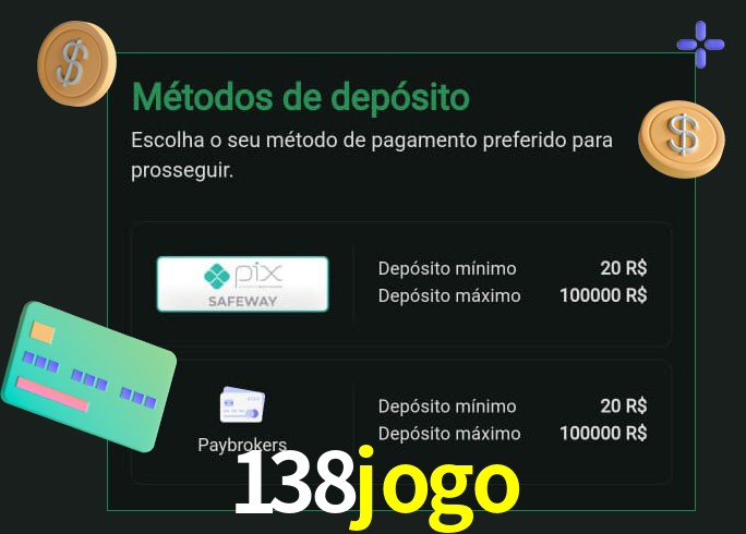 O cassino 138jogo oferece uma grande variedade de métodos de pagamento